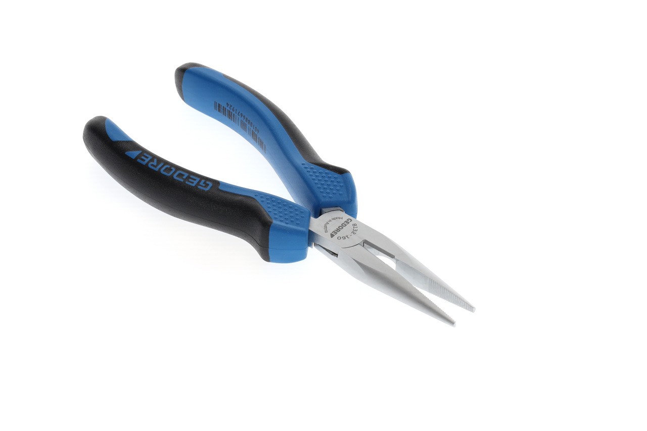 8132-160 JC Alicates de punta plana 160 mm 2K-Griff