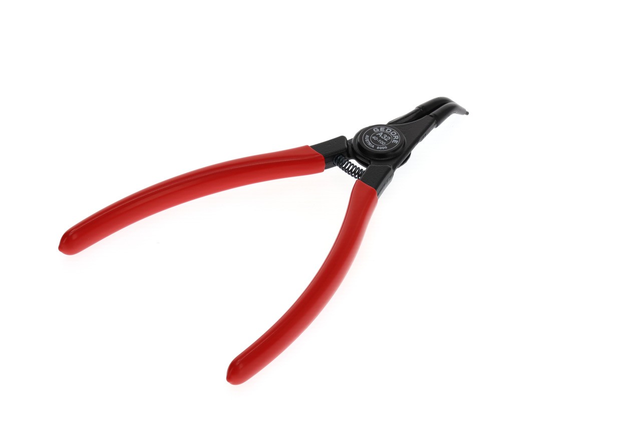 8000 A 32 Alicates de montaje para anillos de seguridad exteriores acodados 40-100mm