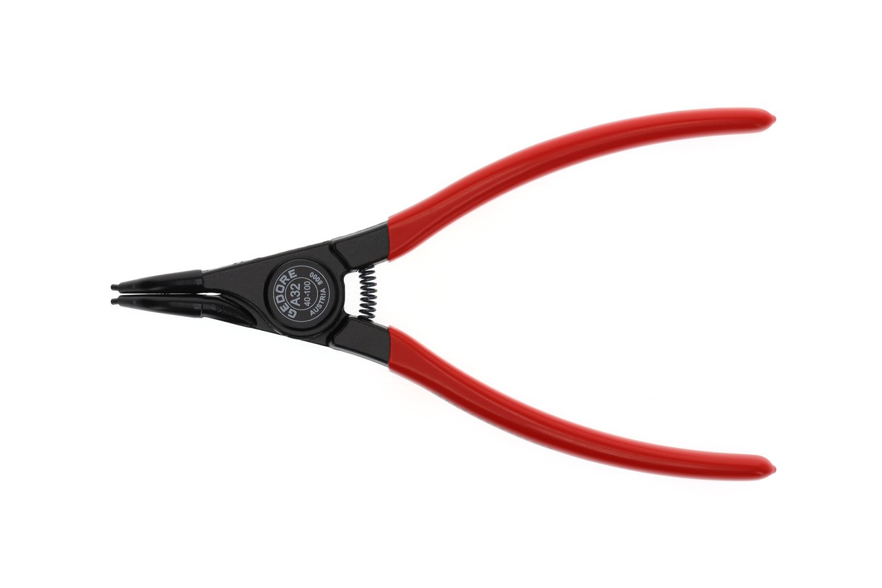 8000 A 32 Alicates de montaje para anillos de seguridad exteriores acodados 40-100mm