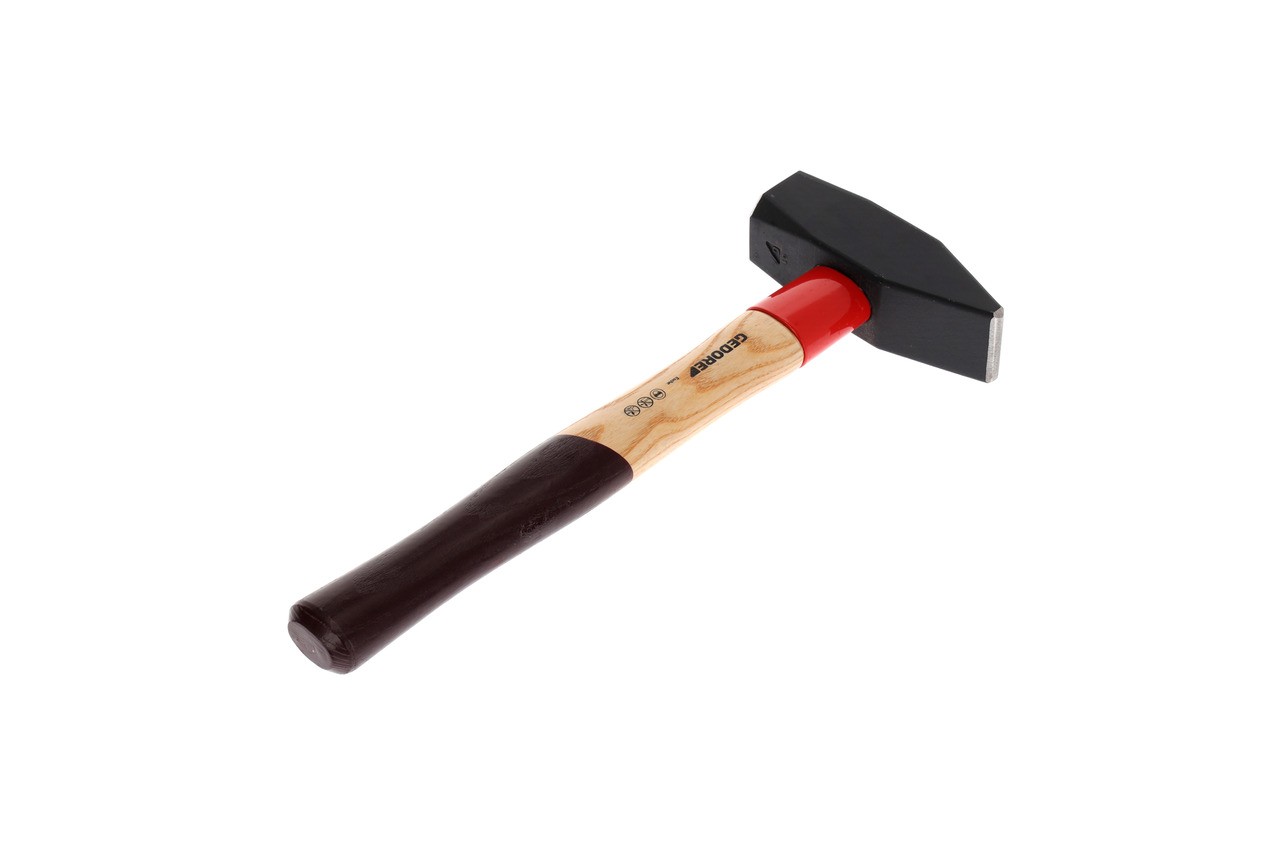 600 E-2000 Martillo de herrero ROTBAND-PLUS con mango de fresno 2 kg