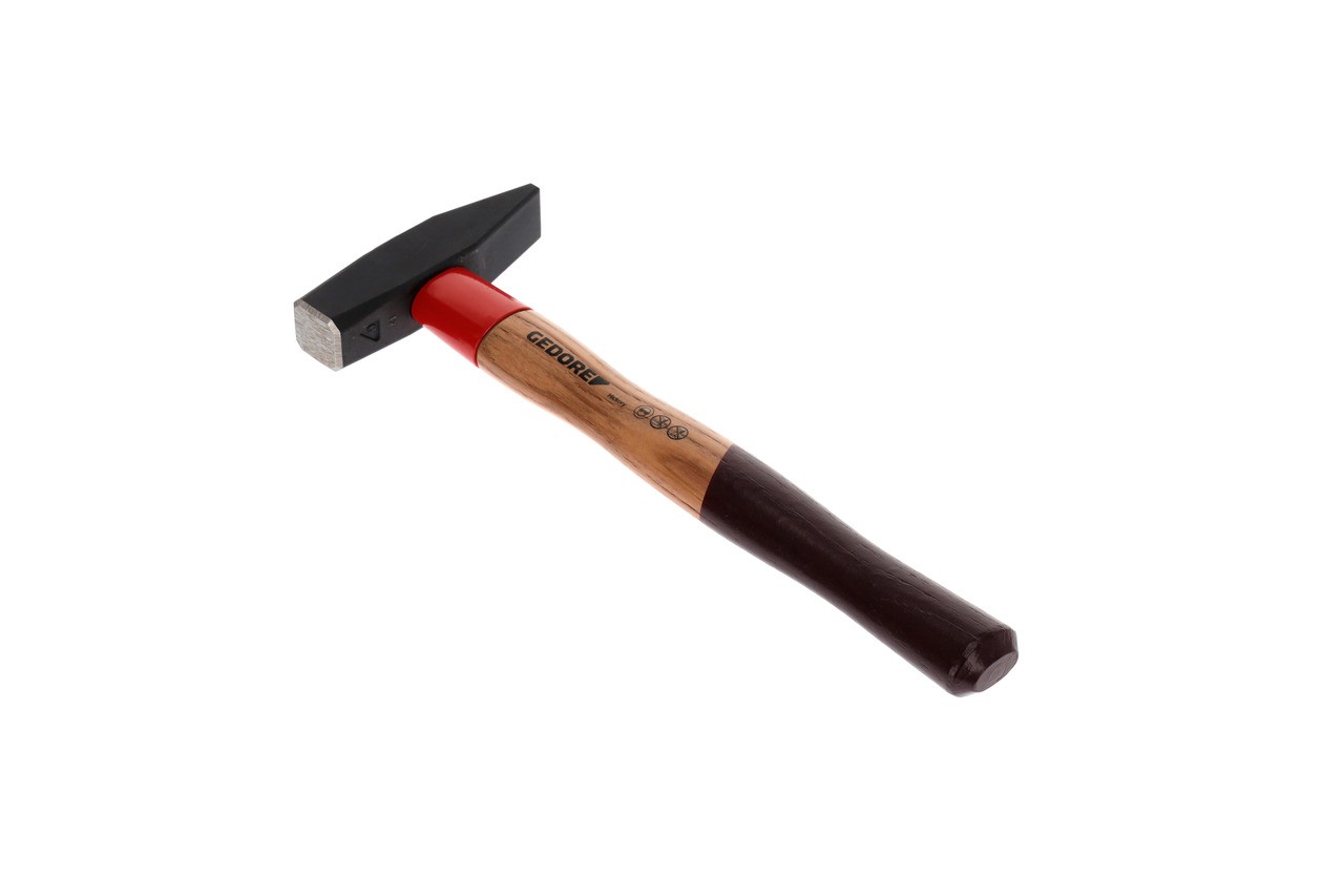 600 H-500 Martillo de herrero ROTBAND-PLUS con mango de nogal americano 500 g