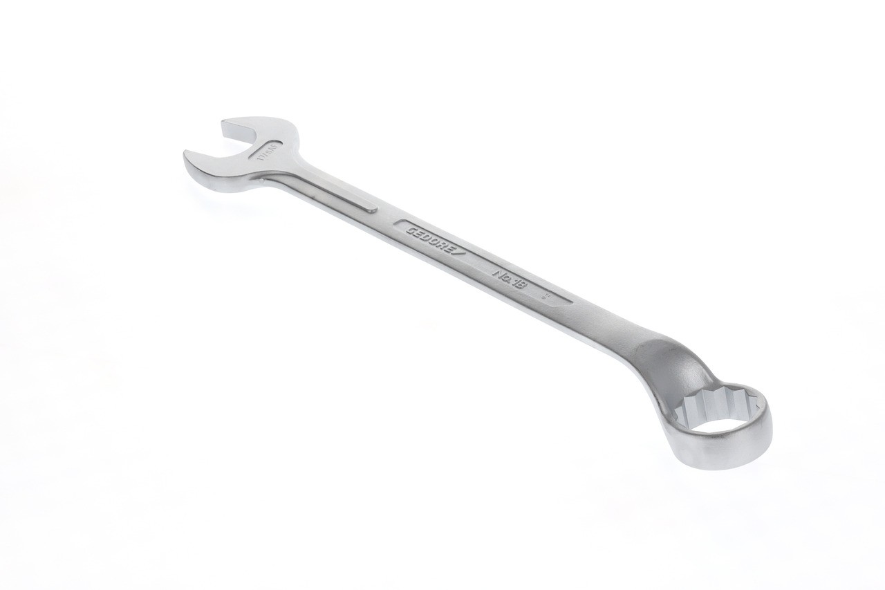 1 B 1.7/8AF Llave combinada de anillo y boca de 12 caras 1.7/8"