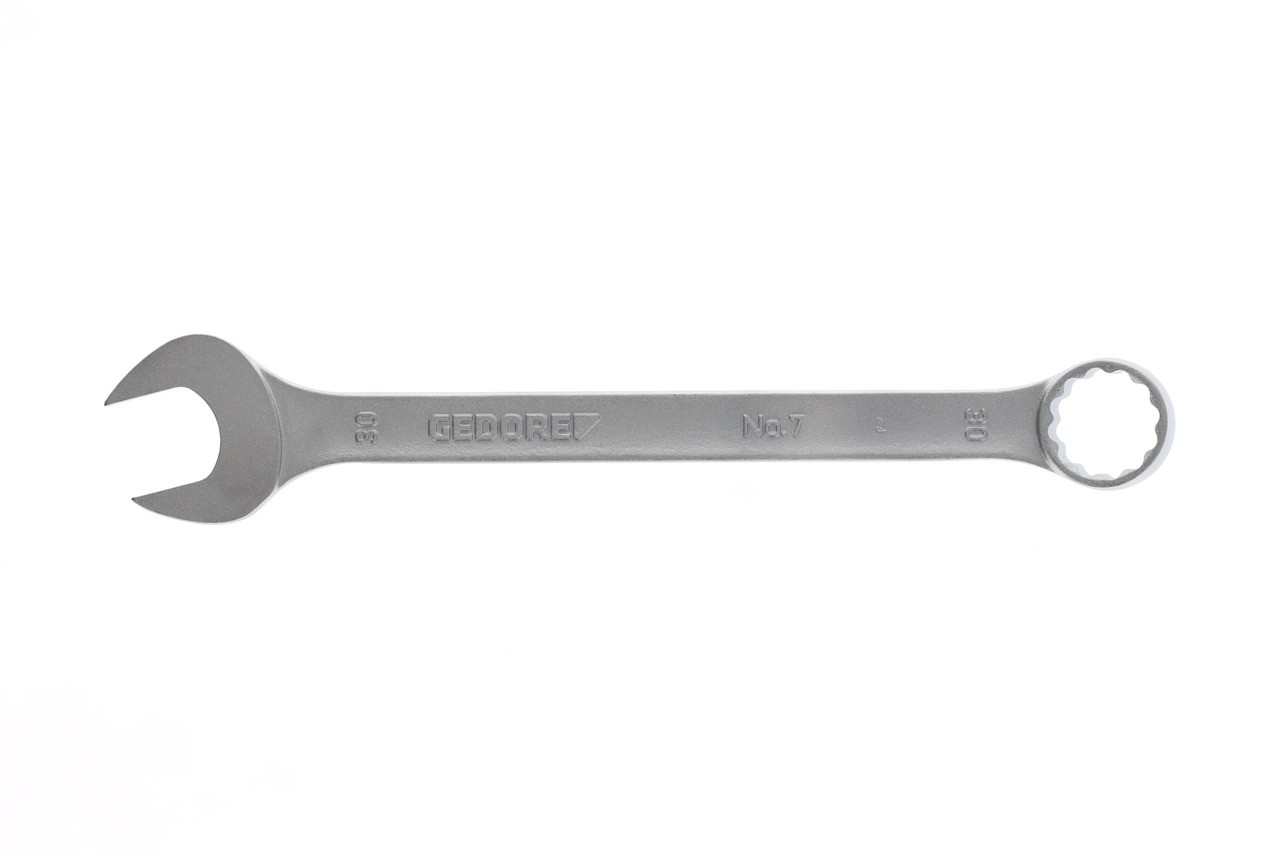 7 30 Llave combinada de anillo y boca, perfil UD 30 mm