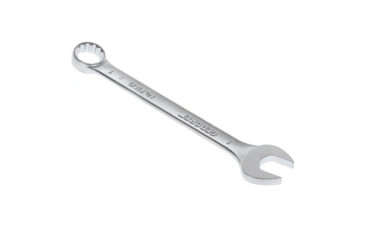 7 1AF Llave combinada de anillo y boca, perfil UD 1"