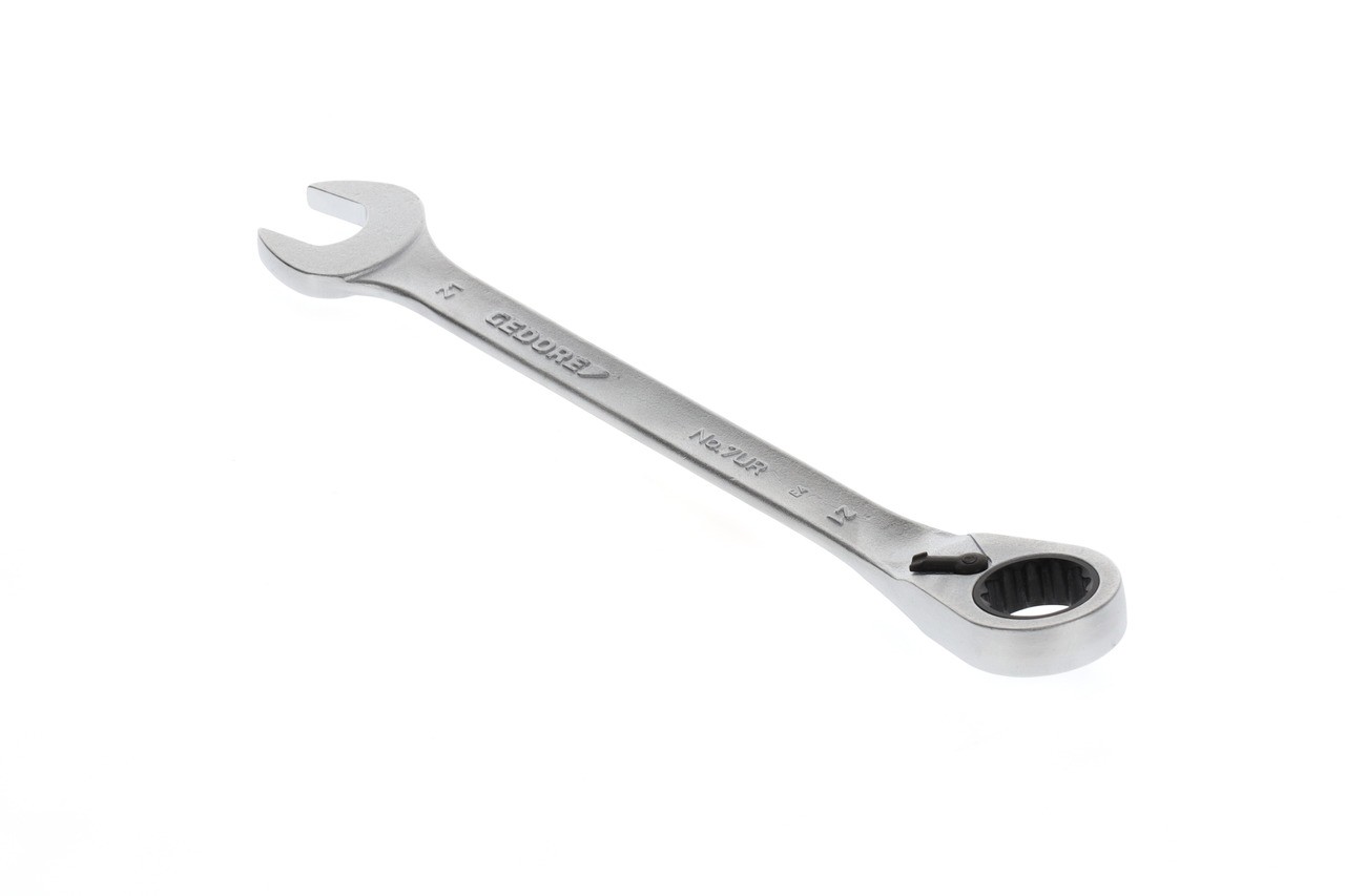 7 UR 21 Llave de boca con carraca anular, reversible UD 21 mm