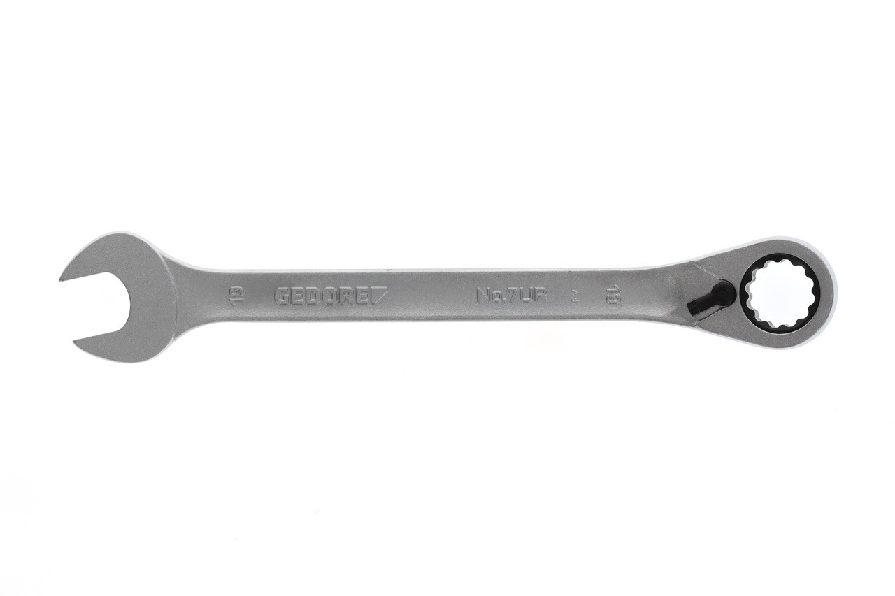 7 UR 19 Llave de boca con carraca anular, reversible UD 19 mm