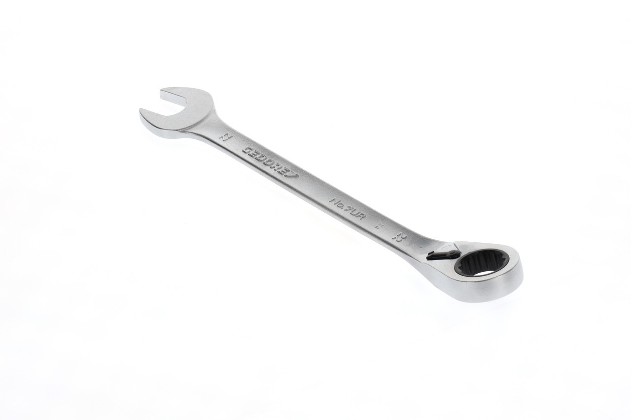 7 UR 22 Llave de boca con carraca anular, reversible UD 22 mm