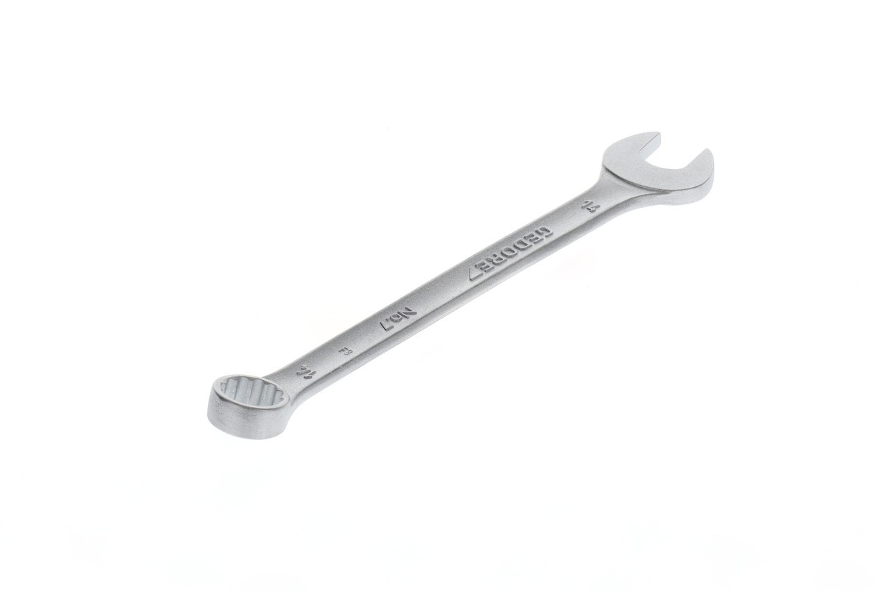 7 14 Llave combinada de anillo y boca, perfil UD 14 mm