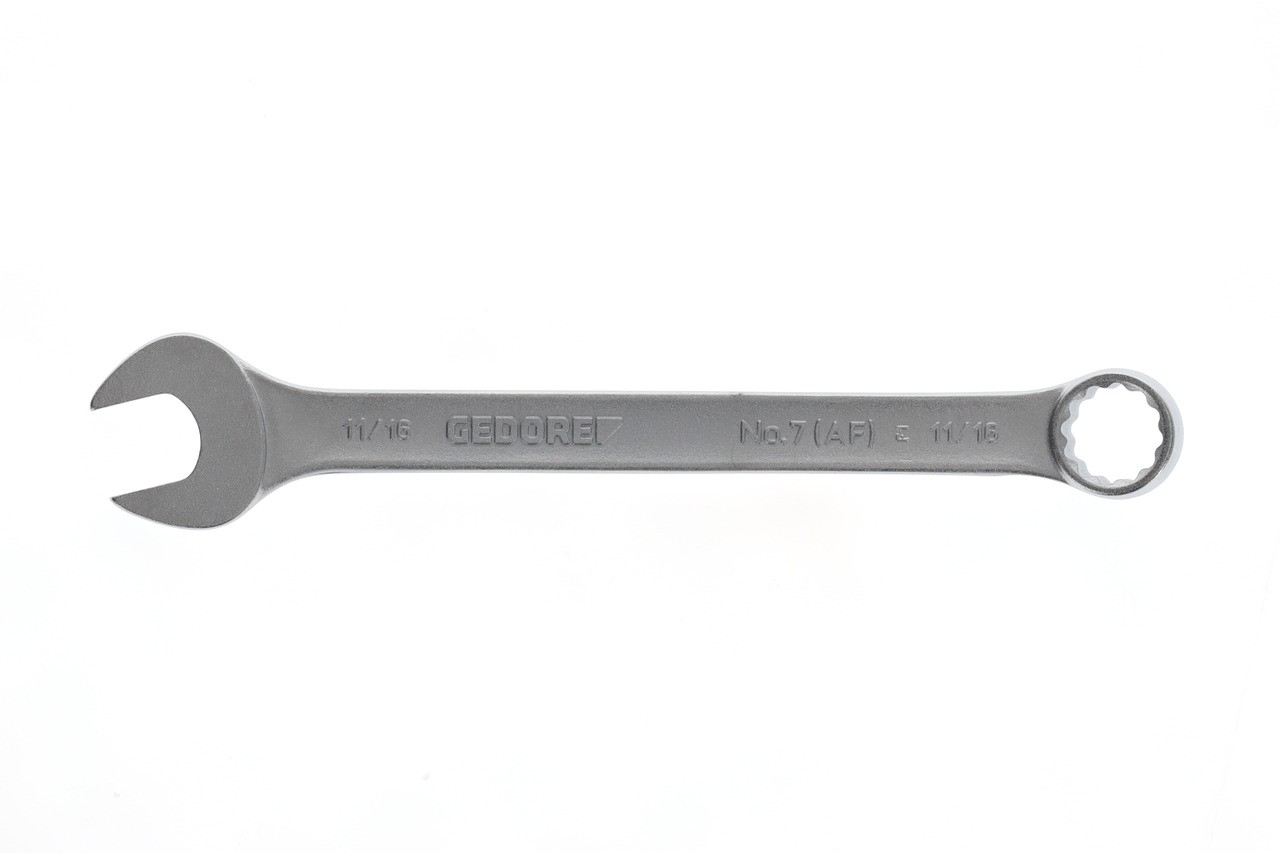 7 11/16AF Llave combinada de anillo y boca, perfil UD 11/16"