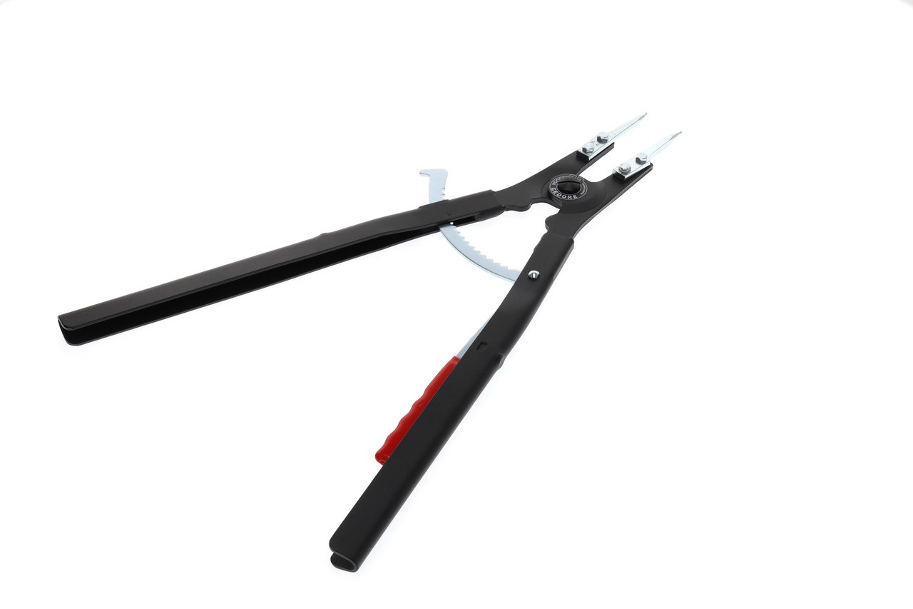 8000 A 4 EL Alicates de montaje para anillos de seguridad exteriores rectos 85-140mm