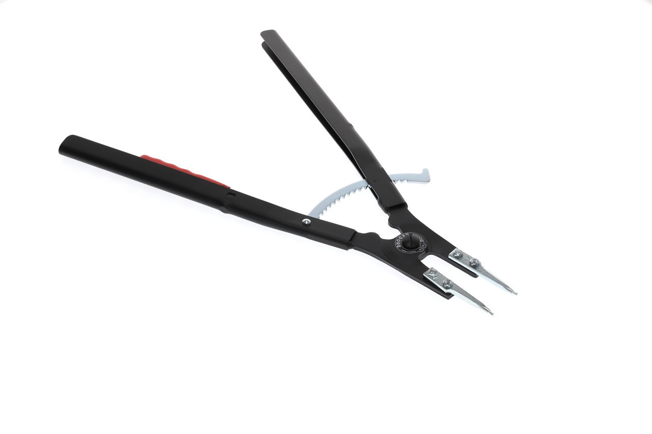 8000 A 4 EL Alicates de montaje para anillos de seguridad exteriores rectos 85-140mm