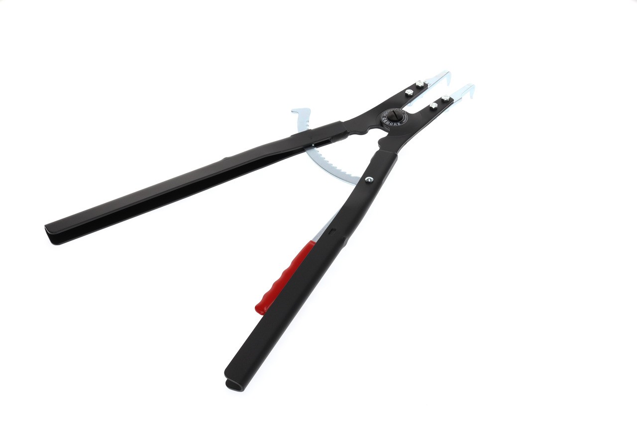 8000 A 41 EL Alicates de montaje para anillos de seguridad exteriores acodados 85-140mm