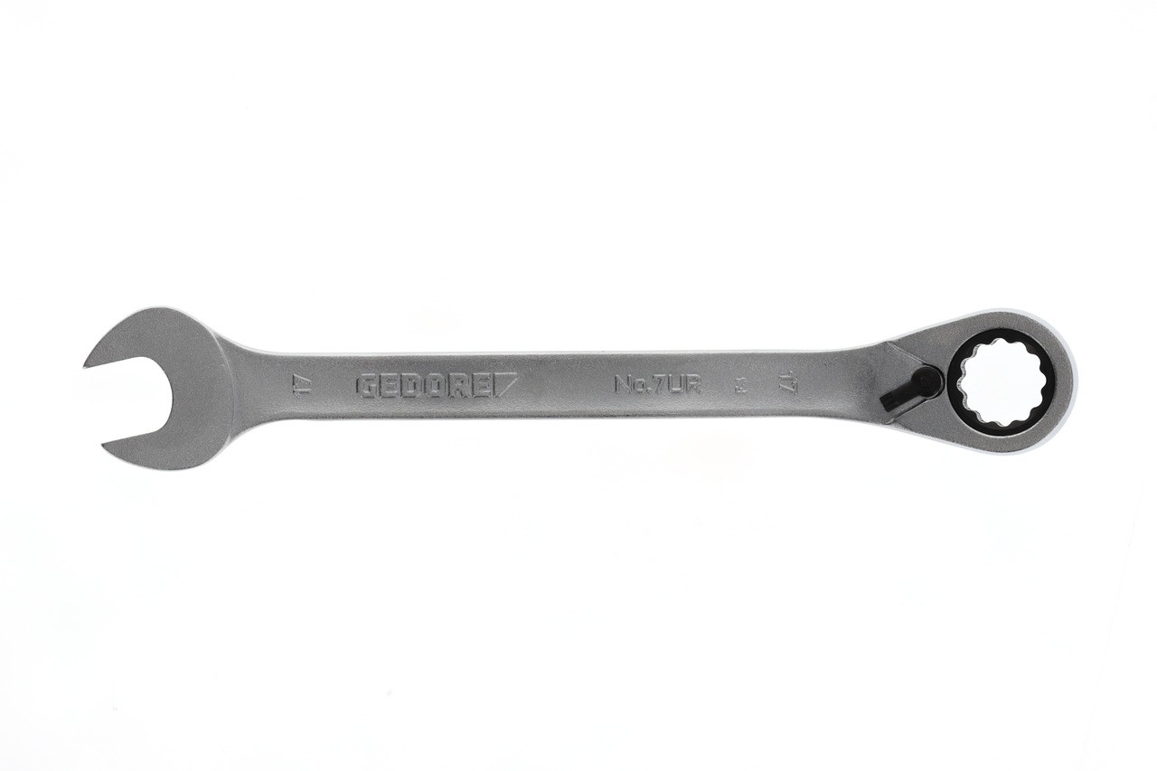 7 UR 17 Llave de boca con carraca anular, reversible UD 17 mm