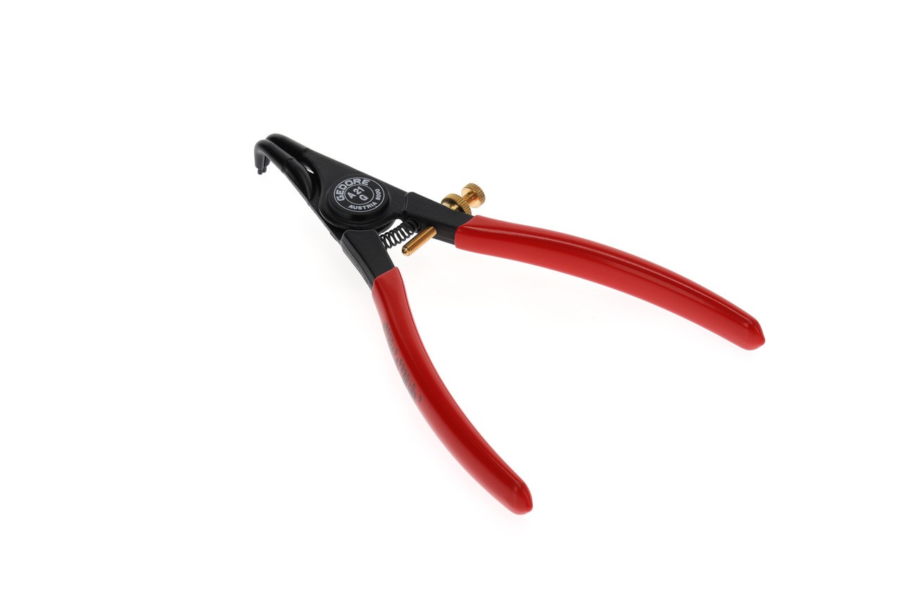 8000 A 21G Alicates de montaje para anillos de seguridad exteriores acodados 10-15mm