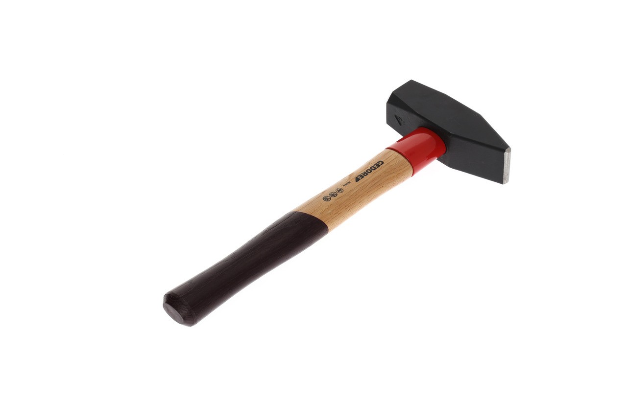 600 H-2000 Martillo de herrero ROTBAND-PLUS con mango de nogal americano 2 kg