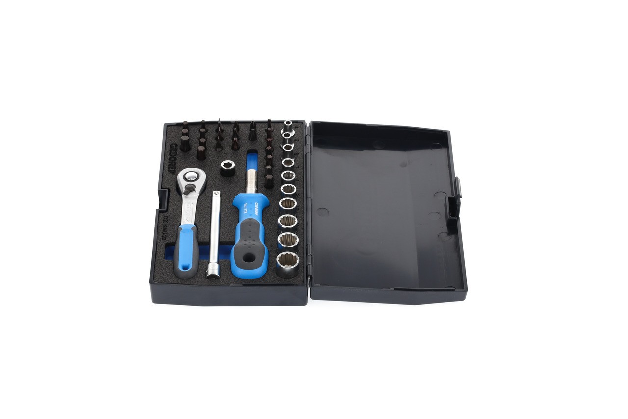 D 20 KMU-20 Juego de llaves de vaso 1/4" 37 piezas UD-IN-IS-PH-PZ-TX