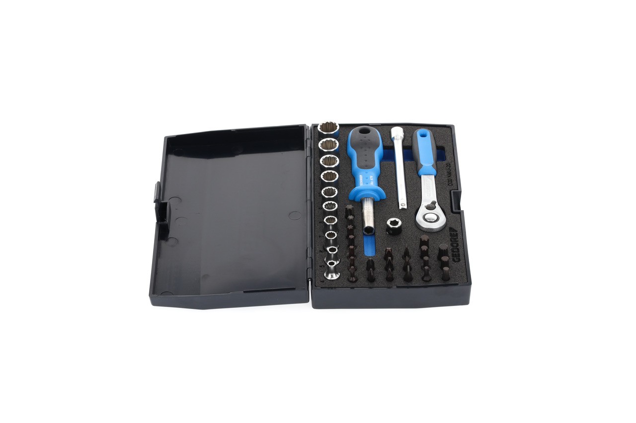 D 20 KMU-20 Juego de llaves de vaso 1/4" 37 piezas UD-IN-IS-PH-PZ-TX