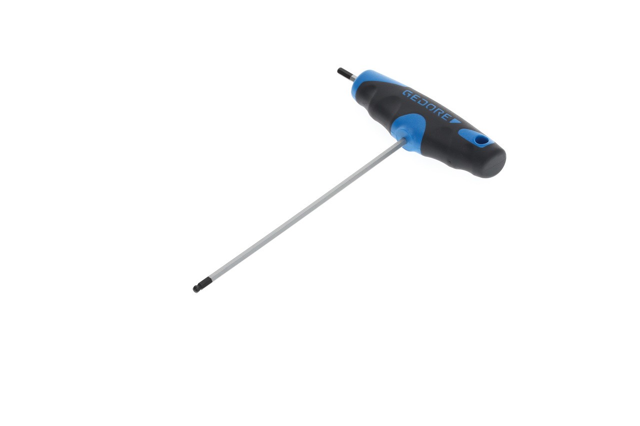 DT 2142 3 Destornillador angular con mango en T 2K 3 mm