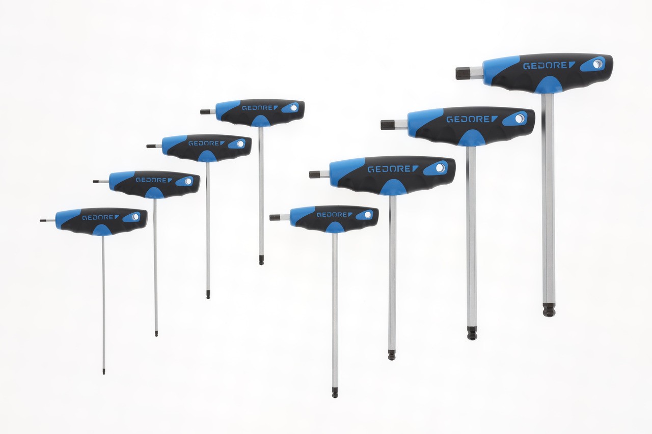 DT 2142-008 Juego de destornilladores angulares 8 -te piezas