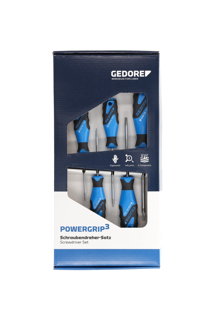 2163 TX-05 Juego de destornilladores 3K de 5 piezas TX T10-T30