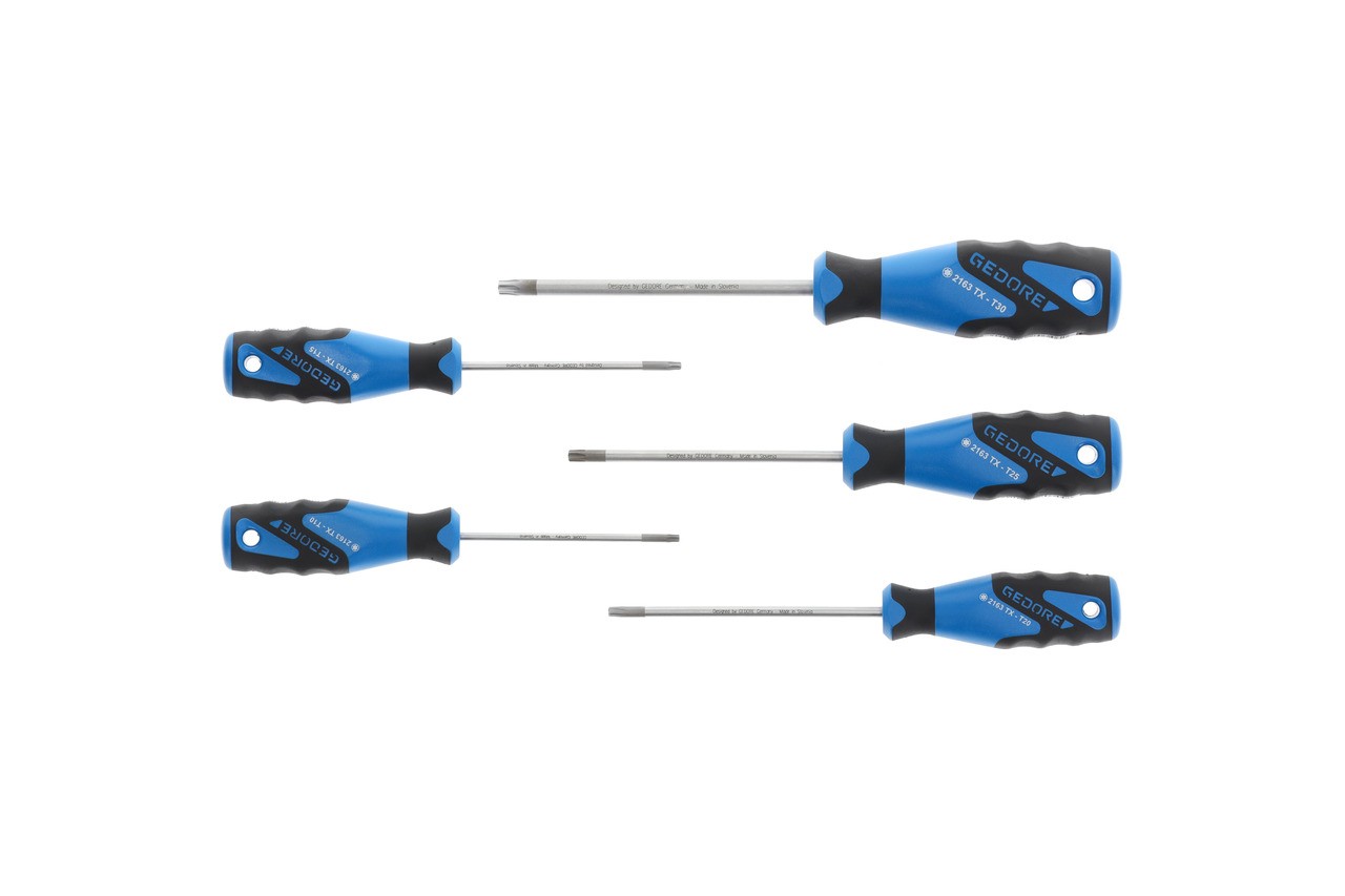 2163 TX-05 Juego de destornilladores 3K de 5 piezas TX T10-T30
