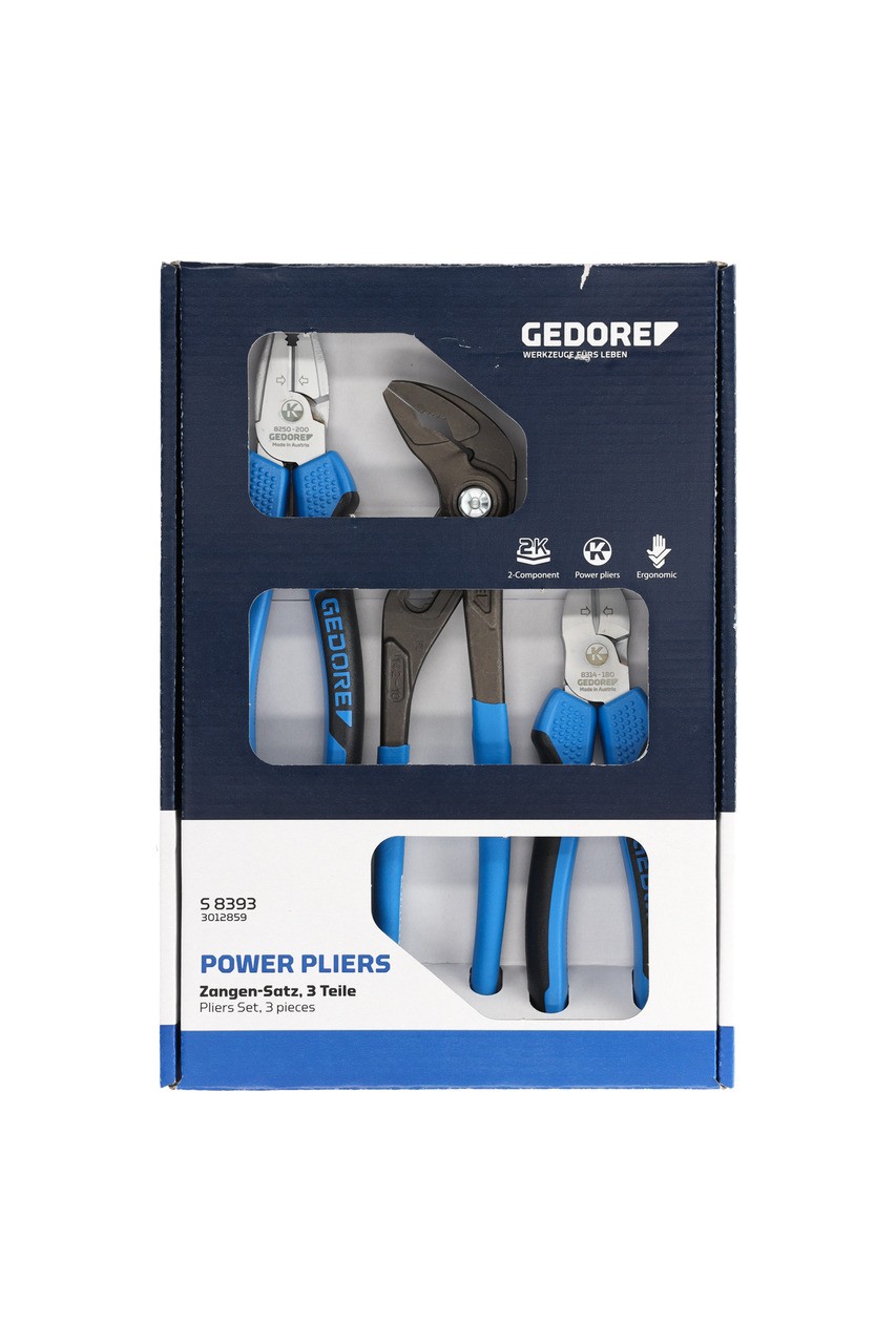 S 8393 Juego de alicates 3 -te piezas