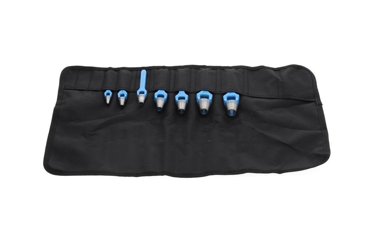 570307 Juego de cinceles de anilla, 7 piezas 4-16 mm