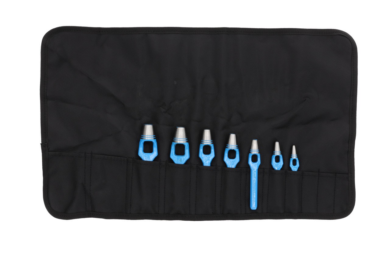 570307 Juego de cinceles de anilla, 7 piezas 4-16 mm