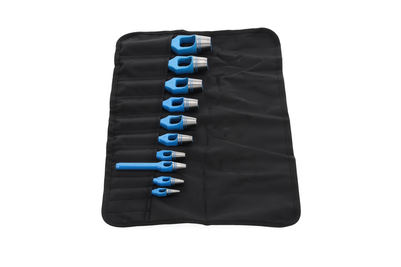 570303 Juego de cinceles de anilla, 10 piezas 3-25 mm