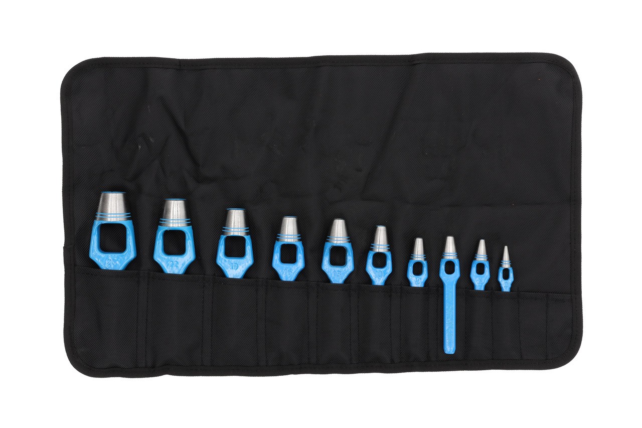 570303 Juego de cinceles de anilla, 10 piezas 3-25 mm