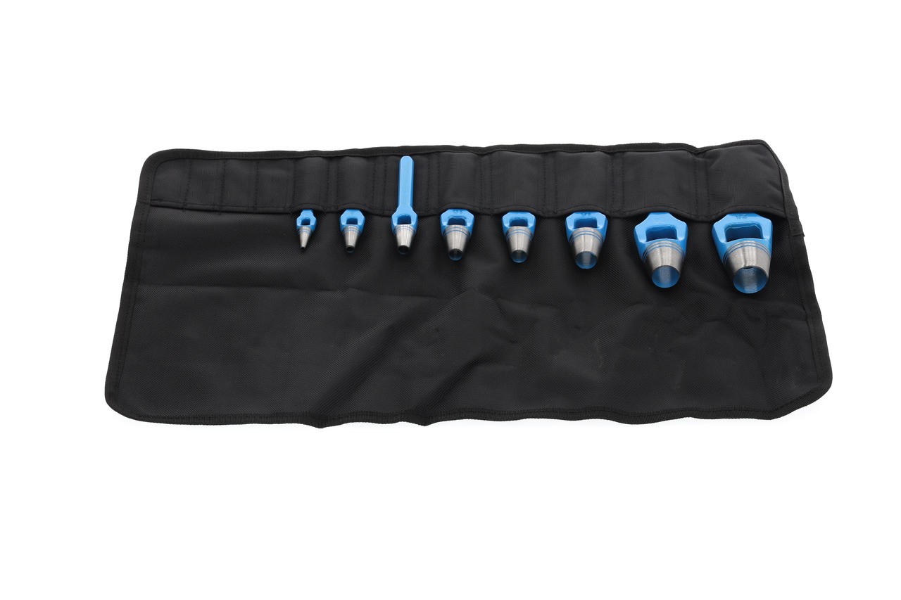 570304 Juego de cinceles de anilla, 8 piezas 3-25 mm