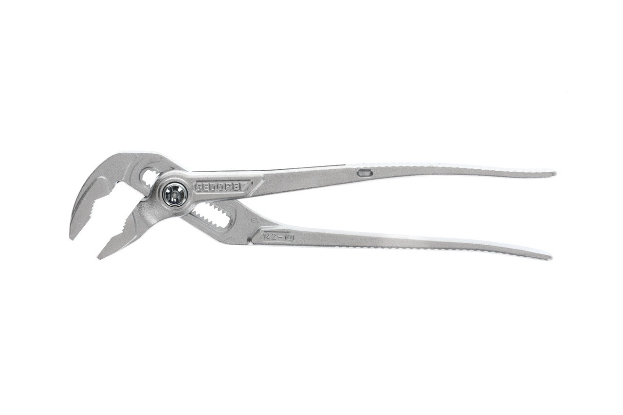 142 10 C Alicate universal 10" , ajustable 15 veces, estriado, cromado