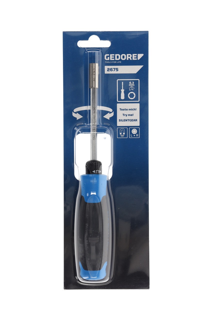 2675 Destornillador de trinquete SilentGEAR 1/4"
