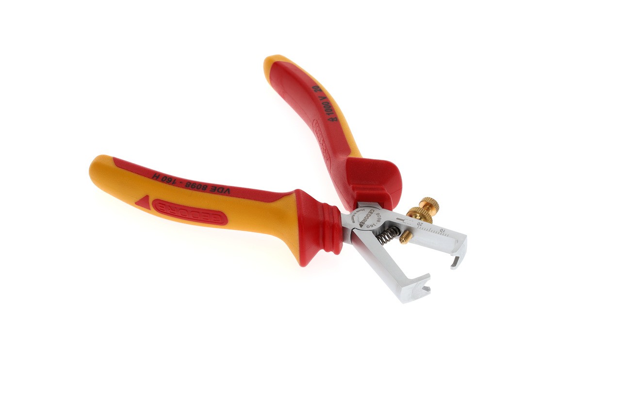VDE 8098-160 H Alicate pelacables VDE con aislamiento de funda 160 mm
