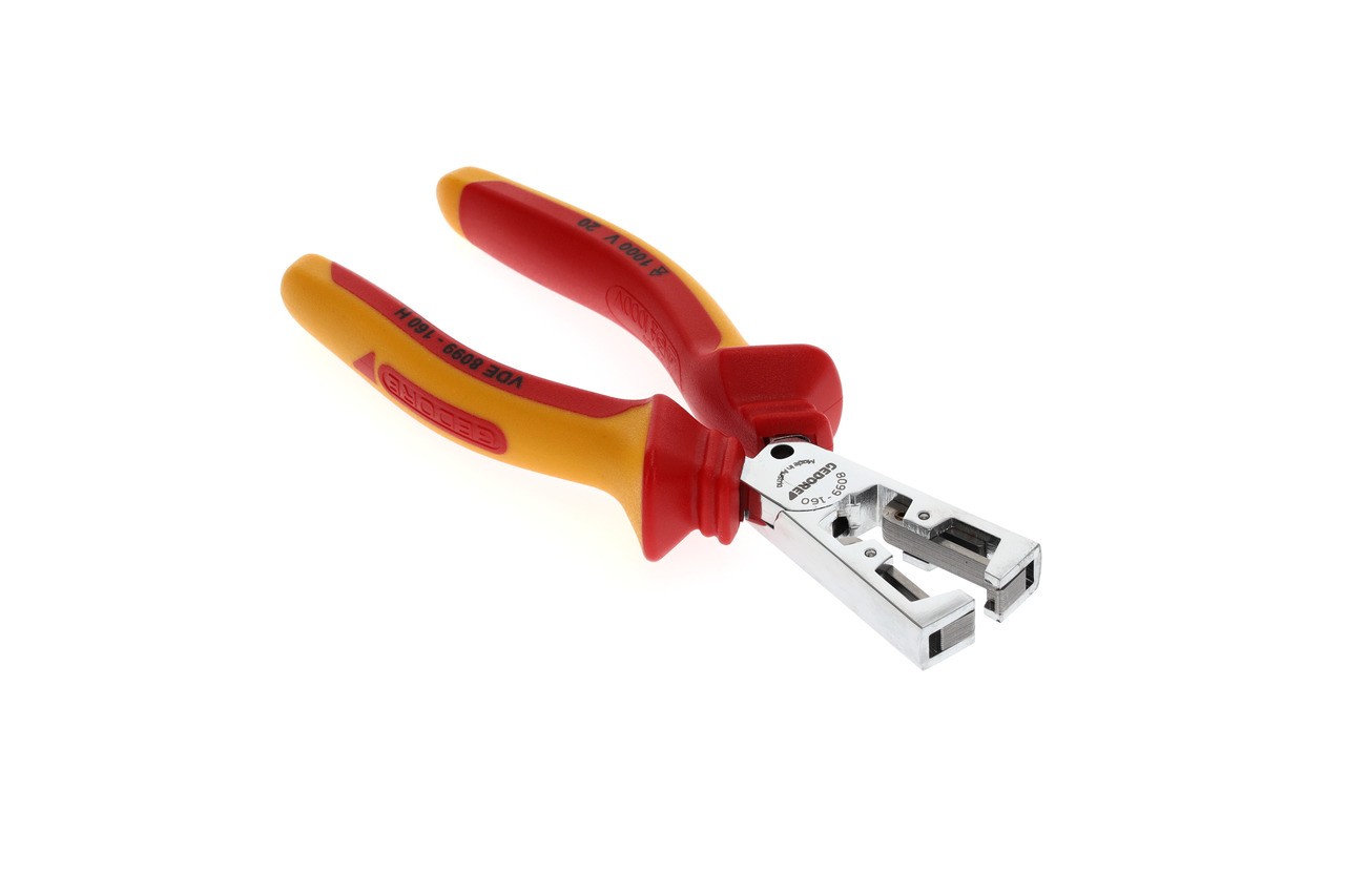 VDE 8099-160 H Alicate pelacables VDE STRIP-FIX con aislamiento de funda 160 mm