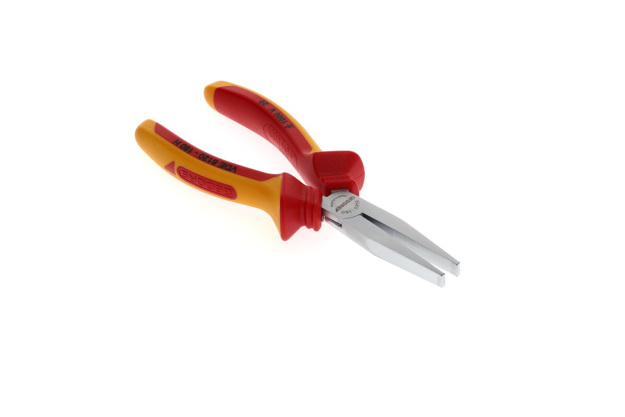 VDE 8120-160 H Alicate plano VDE con aislamiento de funda 160 mm