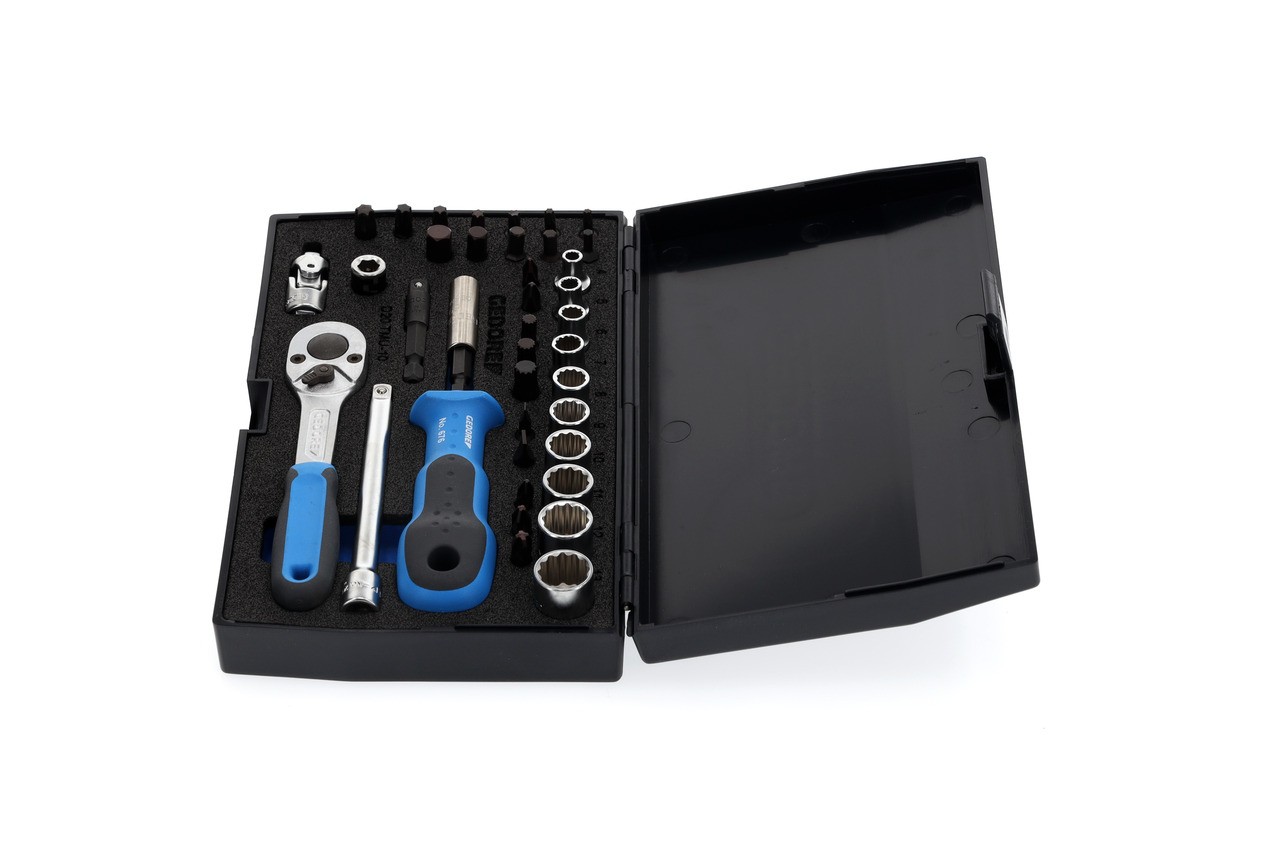 D 20 TMU-10 Juego de llaves de vaso 1/4" 40 piezas UD-IN-IS-PH-PZ-TX