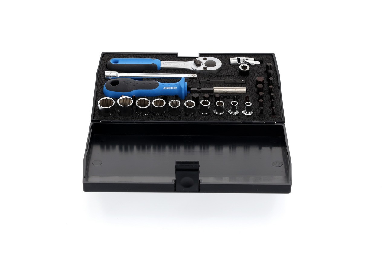 D 20 TMU-10 Juego de llaves de vaso 1/4" 40 piezas UD-IN-IS-PH-PZ-TX