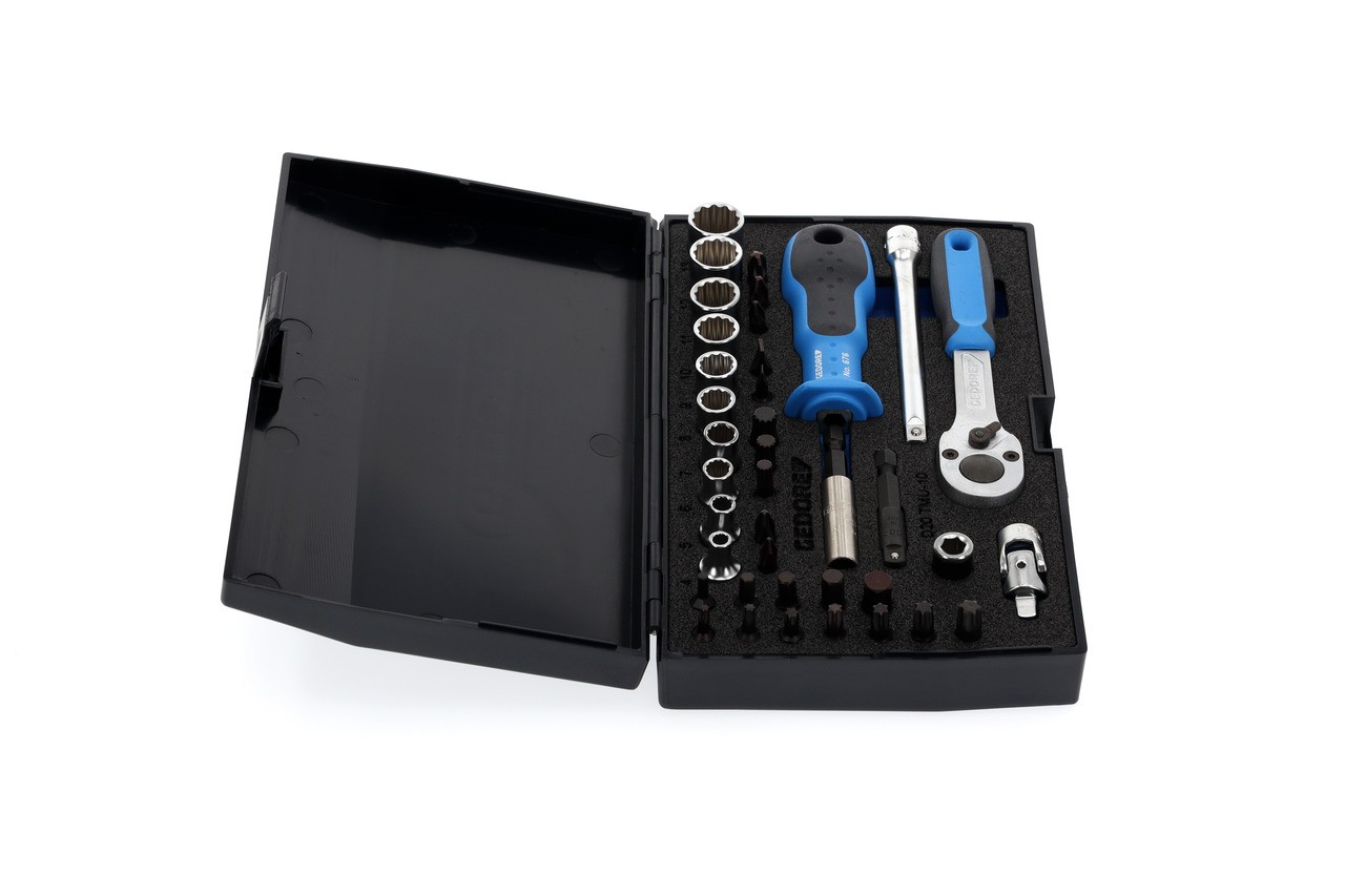 D 20 TMU-10 Juego de llaves de vaso 1/4" 40 piezas UD-IN-IS-PH-PZ-TX