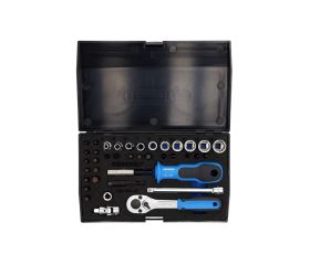 D 20 TMU-10 Juego de llaves de vaso 1/4" 40 piezas UD-IN-IS-PH-PZ-TX
