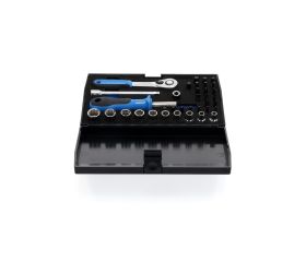 D 20 KAU-20 Juego de llaves de vaso 1/4" 37 piezas UD-IN-IS-PH-PZ-TX