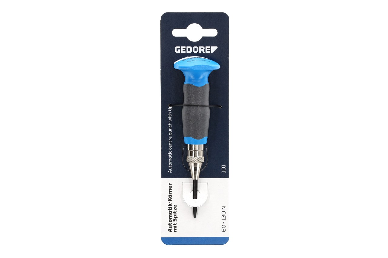 101 Punzón automático con punta y protección para las manos