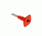 104 HS Cincel de ranura plano ovalado con protección para la mano 240x26x7 mm