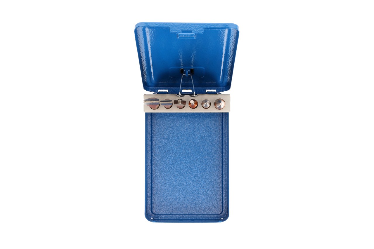 106 D Juego de herramientas 6 -te piezas en caja plegable de metal