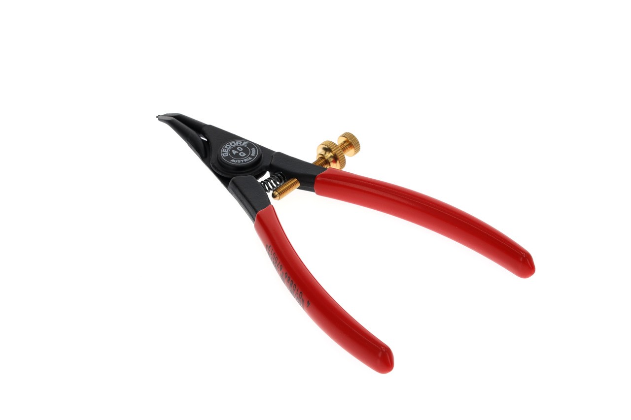 8000 A 0G Alicates de montaje para anillos de seguridad exteriores acodados 1,5-3,5mm