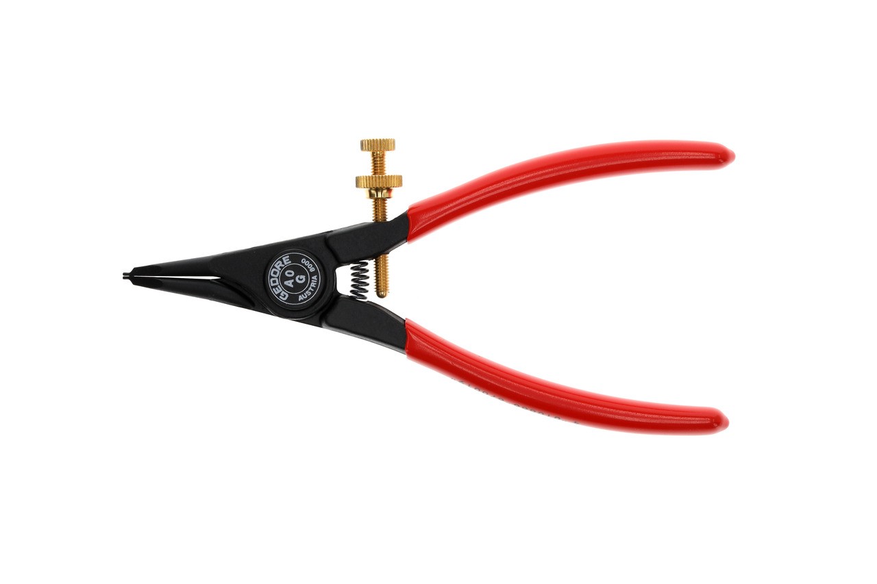 8000 A 0G Alicates de montaje para anillos de seguridad exteriores acodados 1,5-3,5mm