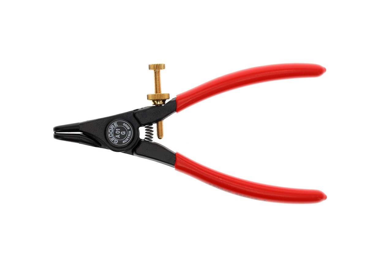 8000 A 01G Alicates de montaje para anillos de seguridad exteriores acodados 1,5-3,5mm