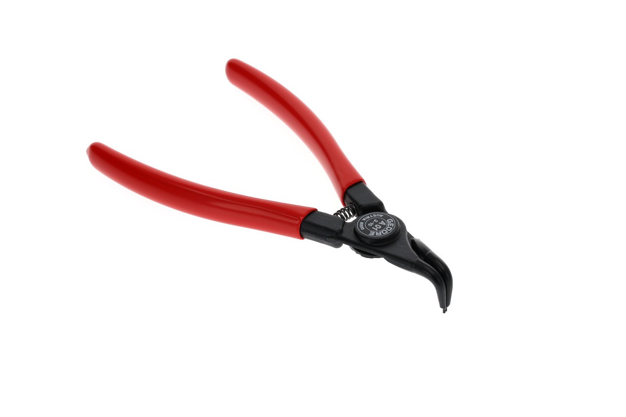 8000 A 01 Alicates de montaje para anillos de seguridad exteriores acodados 3-10mm