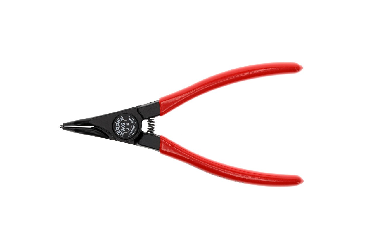 8000 A 02 Alicates de montaje para anillos de seguridad exteriores acodados 3-10mm