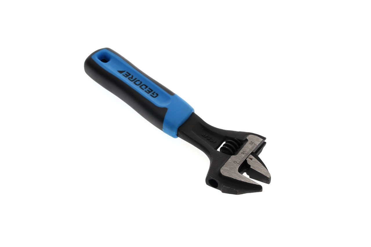 60 S 6 JP Llave de boca única 6", ajustable, fosfatado con mango de plástico